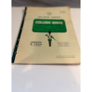 Vintage Wilson Jones Column Write G 7504 4 Column Ledger Pad 11x8.5 Green 1968